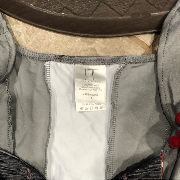 It 2 Clown Horror Jumpsuit Small Costume Tutu Halloween Pants Sleeveless - Picture 7 of 7